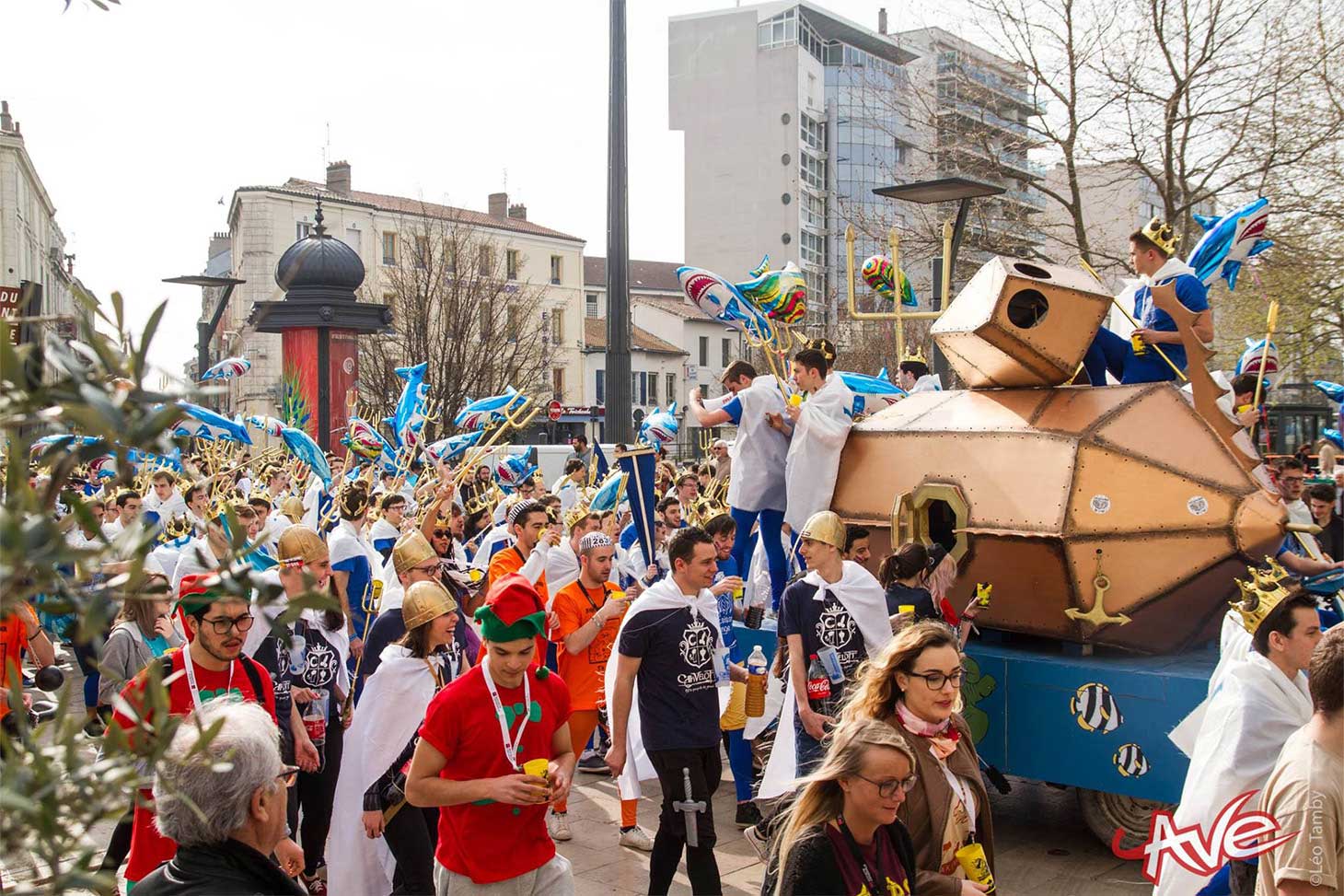 Une manifestation organisée par l'association valentinoise des étudiants