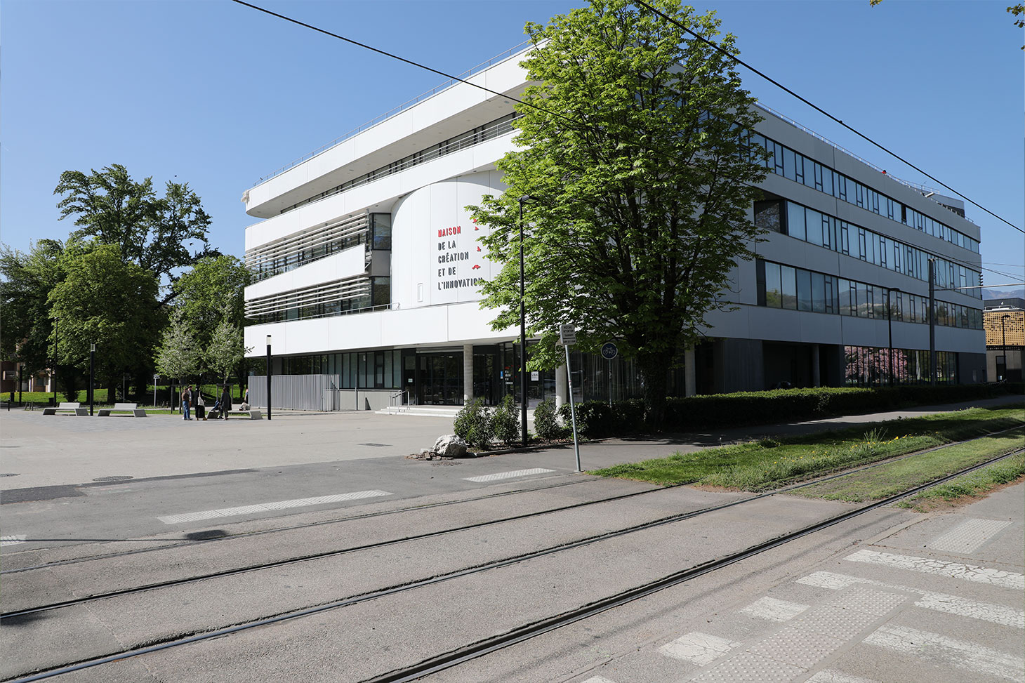 La Maison de la création et de l'innovation sur le campus de Saint-Martin-d'Hères